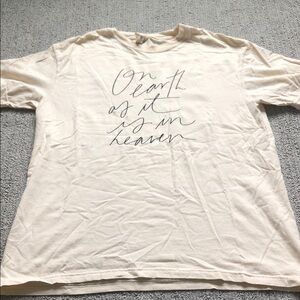 Women’s Cream Graphic Short-Sleeve T-Shirt